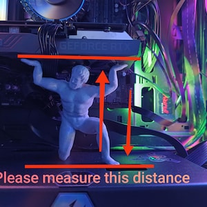 3D gedruckter Atlas Grafikchip: PC-Gaming-Zubehör Bild 2