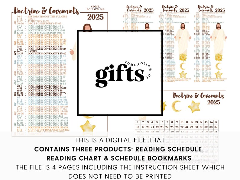 Doctrine and Covenants Reading Schedule and Come, Follow Me 2025