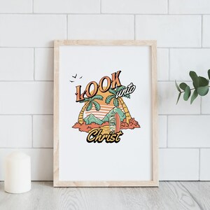 Look Unto Christ | LDS Youth Theme 2025 Poster | Look Unto Me In Every Thought | Doctrine and Covenants Scripture 2025 | Young Women YW YM