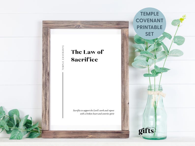 Temple Covenants Art Print, LDS Digital Download, Temple Gift ...
