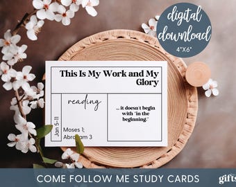 Come Follow Me 2026 Schriftkaarten Oude Testament, studiegids Church of Jesus Christ, jeugdwerk, ZHV cadeau, zondagsschool en jeugd