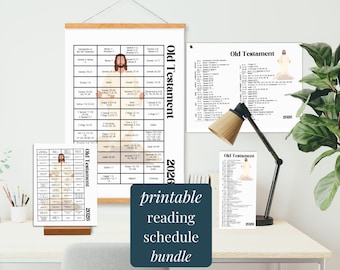 Come Follow Me 2026 Old Testament Reading Schedule Printable Monthly Reading Chart and Bookmarks for LDS Ministering Gifts RS YW