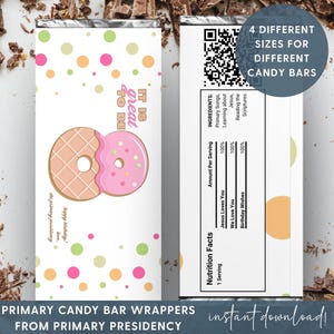 LDS Primary Birthday Gifts, Candy Bar Wrapper, Great to be 8, Baptism Gift Tags for Kids, Happy Birthday Printable,  Baptism LDS Gift Ideas