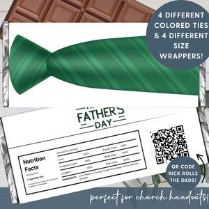 Candy Bar Wrapper Church Father&#39;s Day Gift, Printable Tag Funny Fathers Day Present, Digital Download Bulk LDS Ward, Dad Faith Based Handout