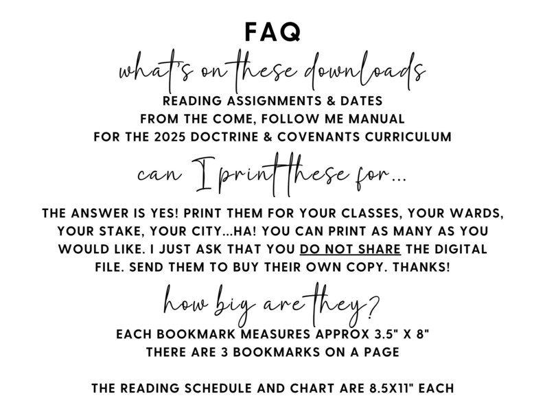 Doctrine and Covenants Reading Schedule and Come, Follow Me 2025