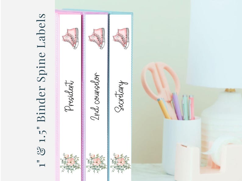 2026 Young Women Binder Cover & Spines Pink Shoes Walk With Me Youth ...
