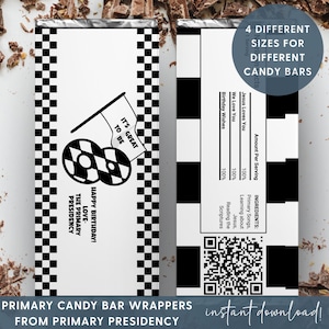 LDS Primary Birthday Gifts, Candy Bar Wrapper, Great to be 8, Baptism Gift Tags for Kids, Happy Birthday Printable,  Baptism LDS Gift Ideas