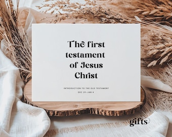 Come Follow Me 2026 Schriftkaarten Oude Testament, studiegids Church of Jesus Christ, jeugdwerk, ZHV cadeau, zondagsschool en jeugd