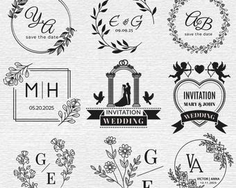 Niestandardowa wytłaczarka ślubna i książkowa, spersonalizowany stempel z monogramem, pieczęć do zaproszeń, wytłaczarka biblioteczna, prezent dla par, prezent dla niej, prezent urodzinowy