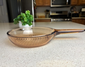 Vintage Vision by Corning France Waffle Bottom 6.5-inch Skillet