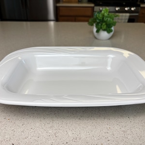Vintage Corning Ware Causal Elegance L-13 Rectangular Casserole Dish with Lid