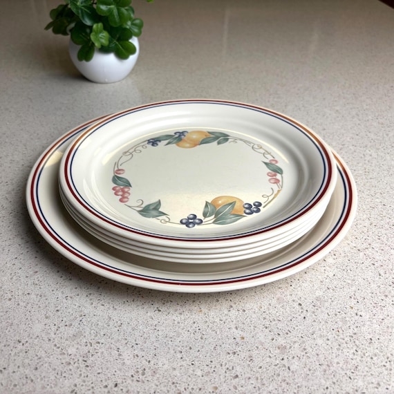 Corelle by Corning 1990s Simple Abundance Medium 8.5 Inch and