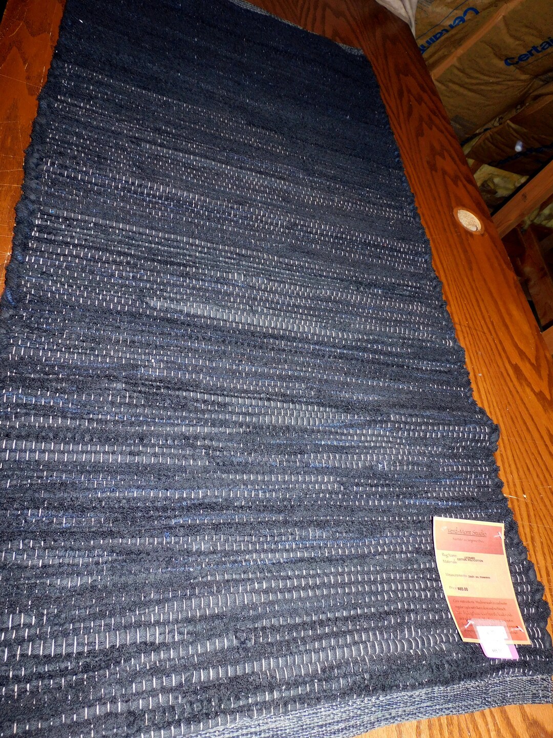 Es641/51, Tiny House, Bathroom Rug, Cotton Terry Rug, Sink Rug