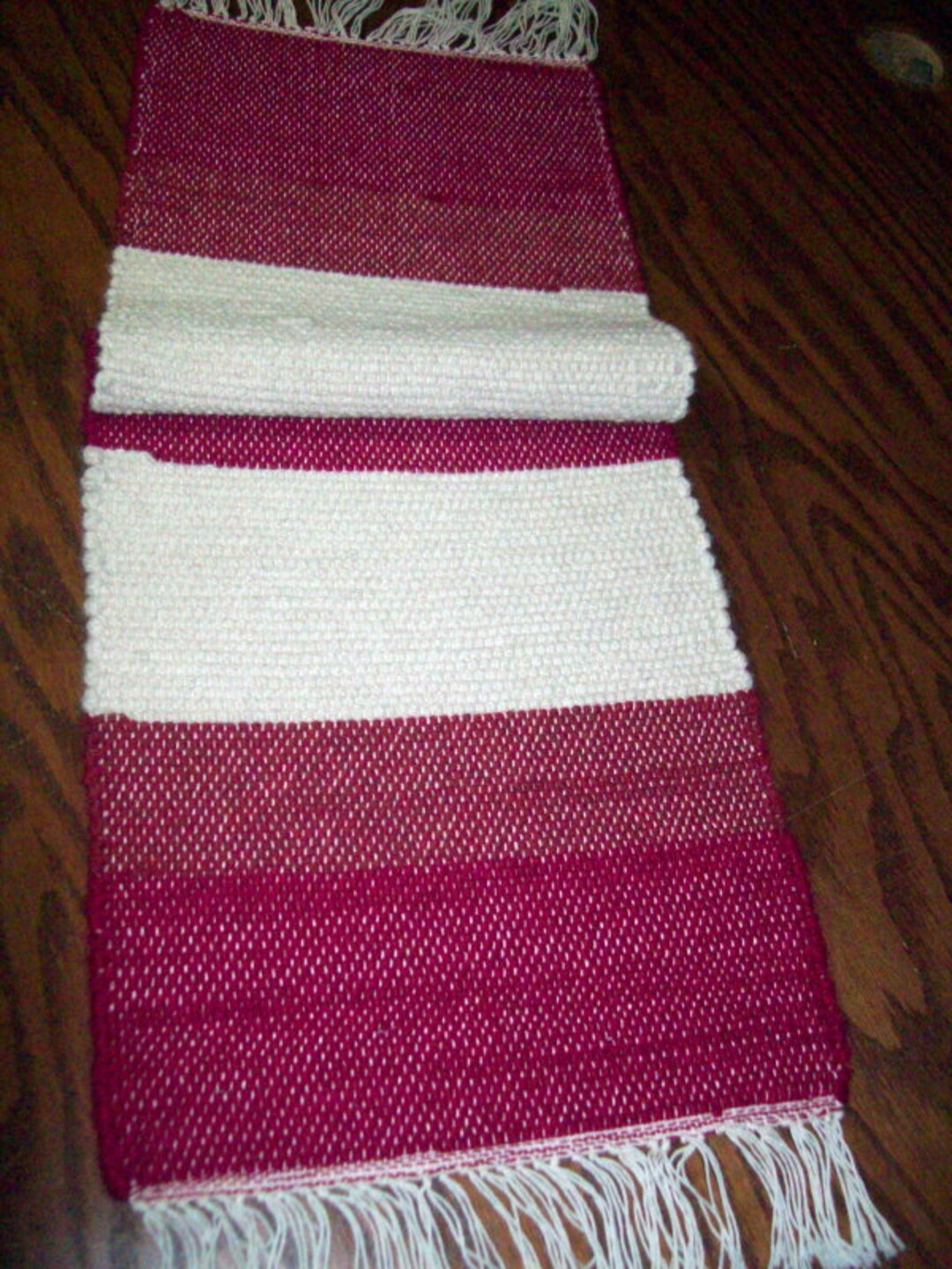 Handwoven Alpaca Runner rosewood/30 024b - Etsy Denmark