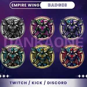 Twitch Character Sub/Bit Badges- Twitch Anime Badges - Suitable For Streaming And Discord -Twitch - YouTube - Discord - Kick.