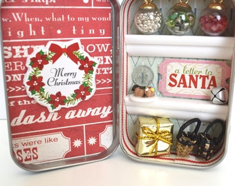 Tiny Tin Christmas Room ~ Merry Christmas + Letter to Santa