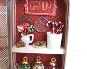 Tiny Tin Christmas Room ~ Joy + Candy Shop