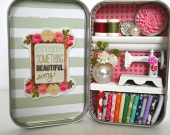 Tiny Tin Sewing Room ~ Create Something Beautiful Every Day