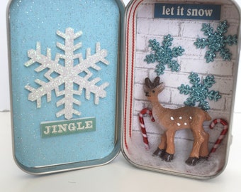 Tiny Tin Christmas Room ~ Jingle