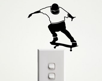 Skater Wall Decal for Light Switches