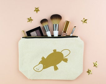 Platypus Pouch / Makeup Bag / Pencil Case