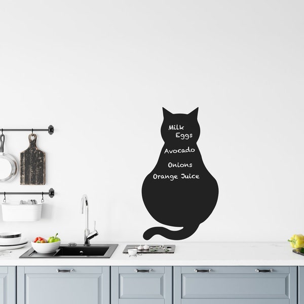 Chalkboard Cat Etsy