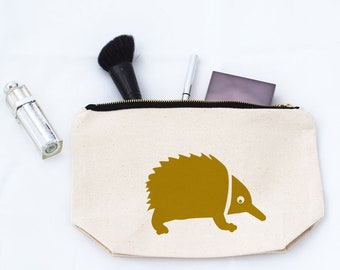 Echidna  Pouch / Makeup Bag / Pencil Case