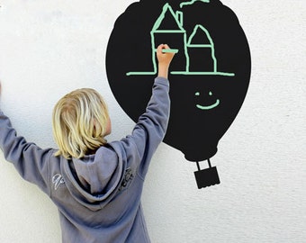 Reusable Chalkboard Balloon Large Wall Decal