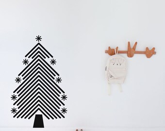 Geometric Christmas Tree - Wall Decal