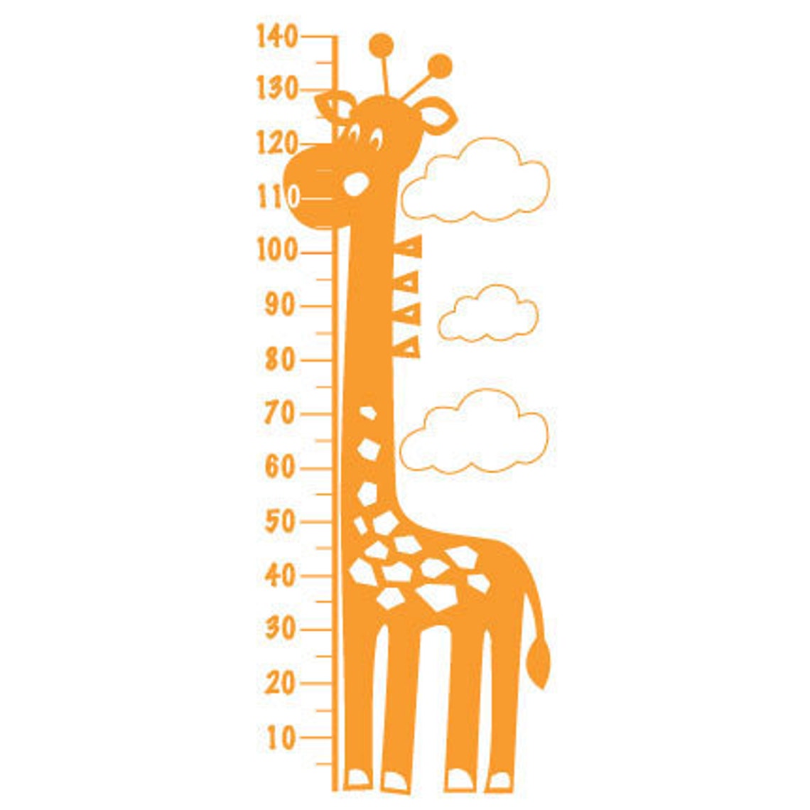 Laughing Giraffe Size Chart