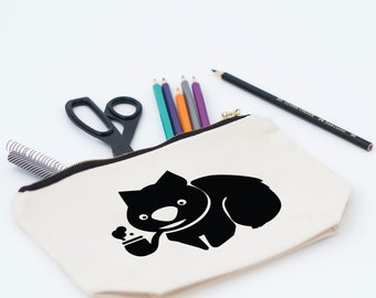 Wombat  Pouch / Makeup Bag / Pencil Case