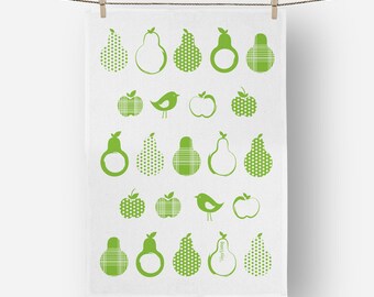 Pears Linen  Tea towel