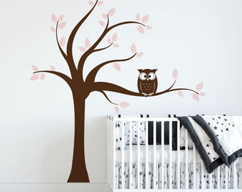 Tree with Owl - Wall Decal