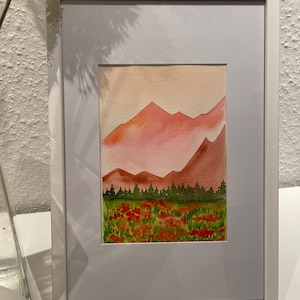 ORIGINAL Aquarellmalerei, Aquarellbild, Keine Kopie oder Druck!