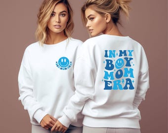 Boy Mom Era Sweatshirt: Trendy Mom Club Crewneck