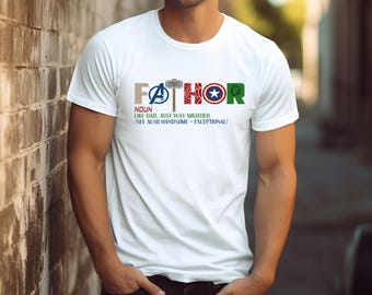 Personalized Father's Day T-shirt: Avengers Dad Shirt