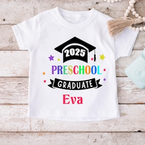 Personalised Nursery Graduation T Shirt, Preschool Graduation T Shirt, Nursery T Shirt, Nursery Keepsake, Pre School Keepsake, Graduate