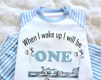 Personalized Race Car Baby Pajamas: Luxury Cotton Toddler PJs Set