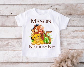 Lion King verjaardag shirts, Lion King familie-uitje shirts, Lion King verjaardagsfeestje familie shirts, Disney verjaardag shirts bijpassende familie