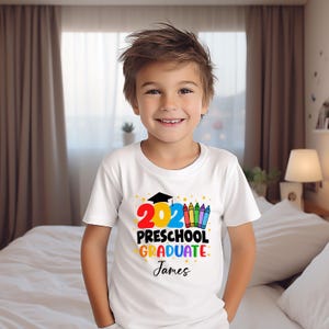 Personalised Nursery Graduation T Shirt, Preschool Graduation T Shirt, Nursery T Shirt, Nursery Keepsake, Pre School Keepsake, Graduate