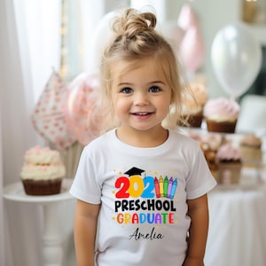 Personalised Nursery Graduation T Shirt, Preschool Graduation T Shirt, Nursery T Shirt, Nursery Keepsake, Pre School Keepsake, Graduate