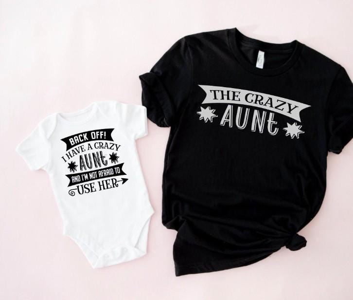 Vulfire Maglietta Donna Zia e Complice, Idea Regalo Zia, T-Shirt Simpatica Donna, Idee Regali
