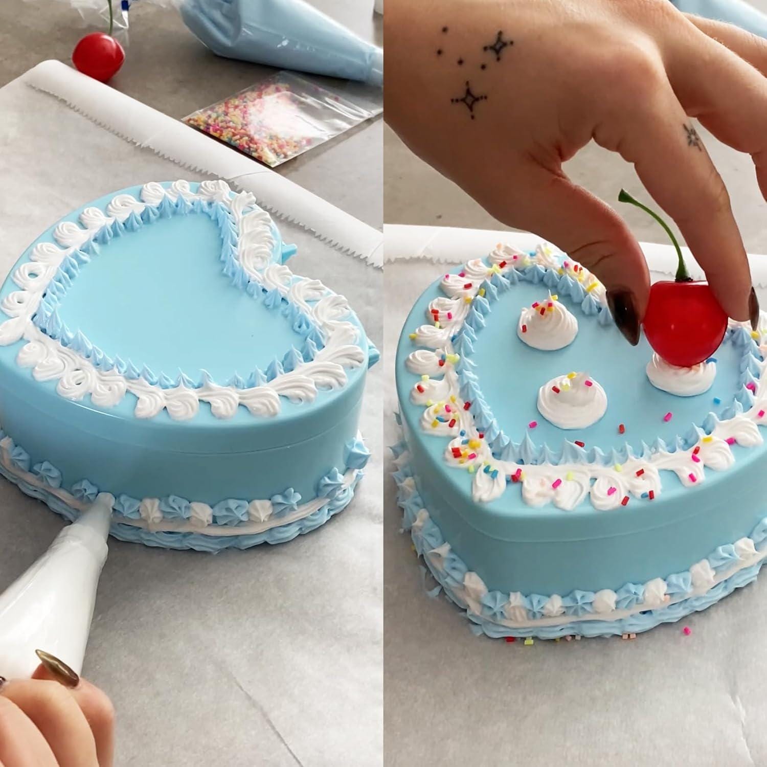 Fake Cake Jewelry Box Decoden Cream Kit, Decorate Jewelry Box With
