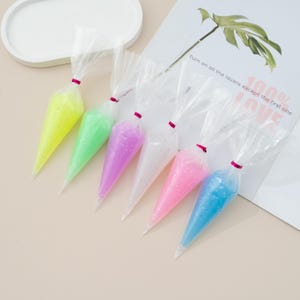 Glitter Decoden Cream nep-slagroomlijmkit, simulatie glazuur slagroomklei voor doe-het-zelvers (glitterset)