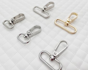 1“ to 2" zinc alloying Bag purse swivel hooks Push Gate Snap Hooks clasp ,1 piece , bag Purse chain handle Hardware replacement