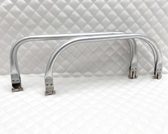 2 maten aluminium buisvormige interne scharnier dokterstas portemonnee frame tas portemonnee tas clutch frame, voor portemonnee tas vervanging maken