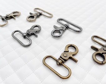 1.25“ to 2&quot; zinc alloying Bag purse swivel hooks Lobster Claw clasp snap hook ,1 piece , bag Purse chain handle Hardware replacement