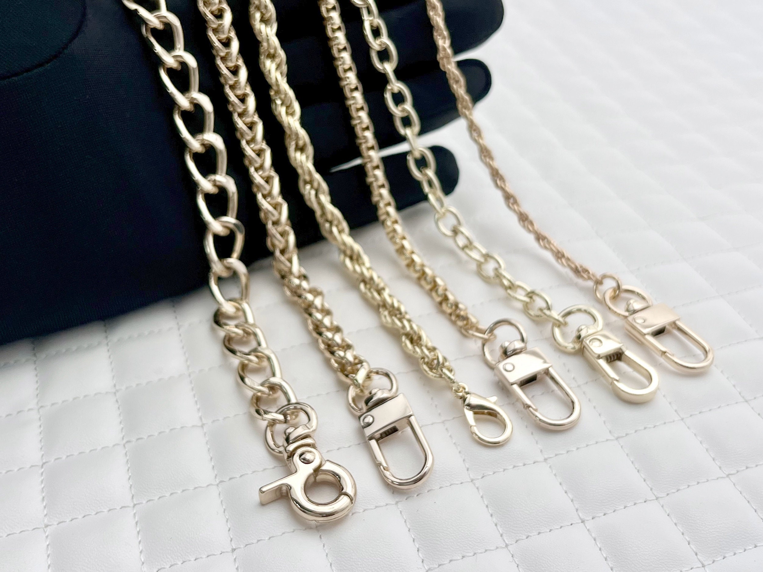 Gold Metal Shoulder strap chain - 50cm – dressupyourpurse