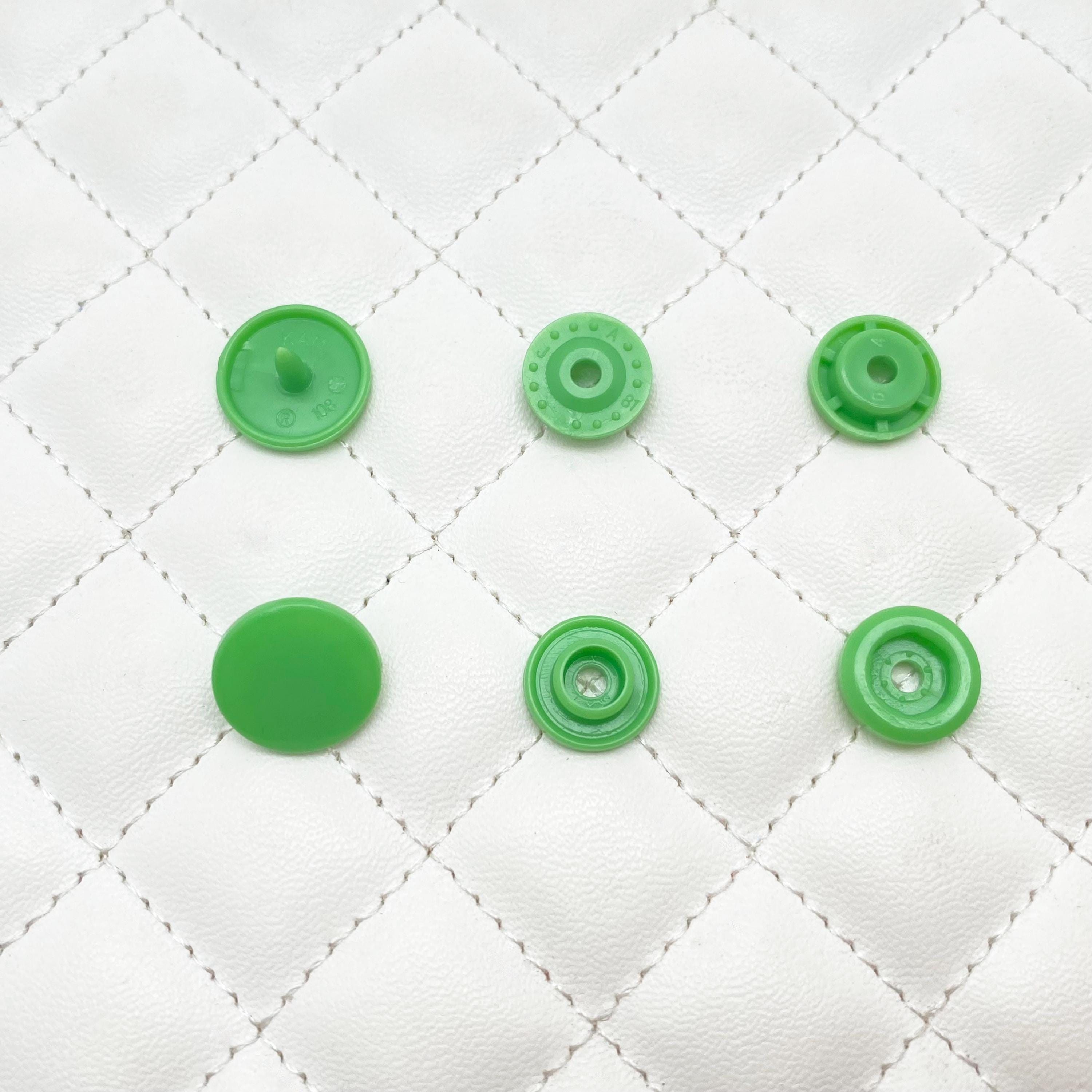 Snap Button Plain 12mm Plastic Snap Buttons: 21 Colors, 100 Sets, Washable Press Studs - Etsy