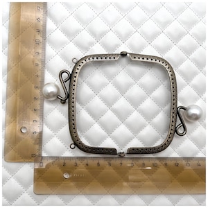 2 size Iron Arch Sew on coin bag purse Pouch Bag Clutch Frame ,anti bronze, kiss clasp lock, for Purse Bag Making replacement 639E    3 1/2" x 2"